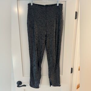 NBD black sequin pants